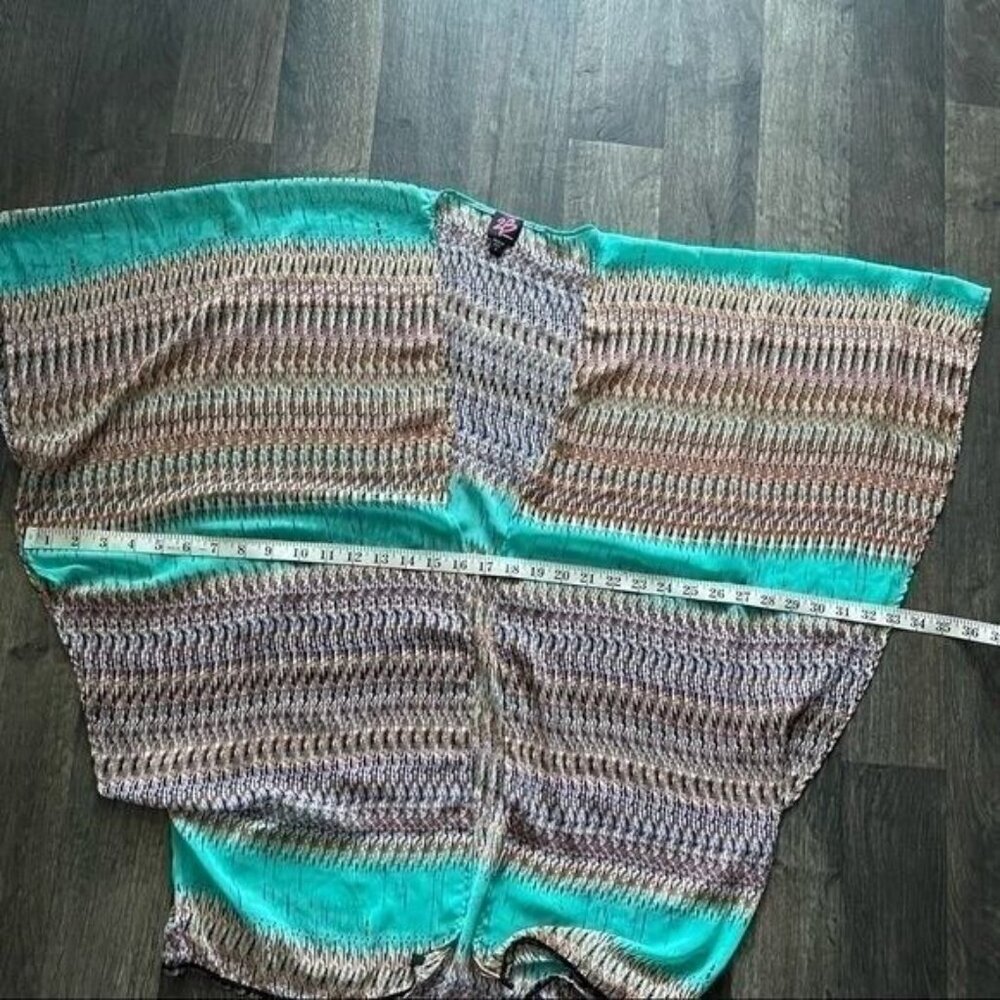 BEBE 2B Multicolor Kimono Size S - Picture 7 of 9